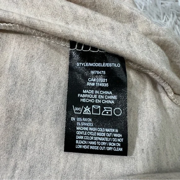 RDI Tan Ribbed Sheath Maxi Dress Casual - Picture 5 of 5